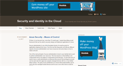 Desktop Screenshot of cloudidentityblog.com
